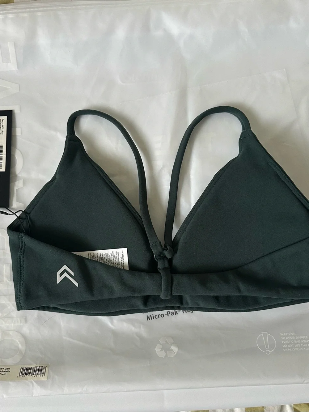 Oner Active EASYLIFT™ ULTRA MINIMAL BRALETTE - New with Tag- Racing green